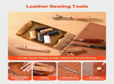 Leather Working Tools Kit, 59 PCS Leather Craft Tools with Portable Canvas Storage Bag, Engraving V952-PGGJTZFBGJB6K60DTV0