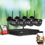 UL-tech Wireless CCTV Security System 8CH NVR 3MP 4 Bullet Cameras 1TB CCTV-WF-CLA-8C-4B-T