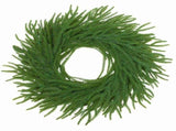 Artificial Norfolk Pine Wreath 60cm Faux Xmas Green Pine Hanging Wreath for Front Door Home Decor V1294-YM0901-240830FB05-1