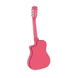 Karrera Childrens 34in Acoustic Guitar Kids - Pink CC34-PK