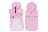 Pet Raincoat Outdoor Waterproof Dog Poncho for Small and Medium Dogs - Pink V1263-JX-6217-8