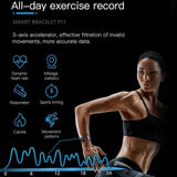 Fitness Bracelet Heart Blood Body Monitoring Black V728-OBA1005007805675162