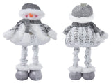 Retractable Snowman Dolls Christmas Ornaments Christmas Snowman Toy for Gifts Decoration V1294-YM0523-3115210224411