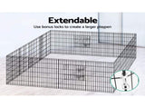 i.Pet 2x36" 8 Panel Dog Playpen Pet Fence Exercise Cage Enclosure Play Pen PET-DOGPLAYPEN-36X2
