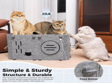 Felt Cat House - Detachable Foldable Breathable Pet Bed for Cats and Small Dogs, 45x35x35cm V888-ELOSUNG28314