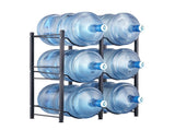 3 Tiers Water Jug Holder, 5 Gallon Water Bottle Holder, Double Row Water Bottle Rack for 6 Bottles, V952-5JLTZSSTSTZCFE4HKV0