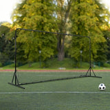 Soccer Rebounder Net, 12x6FT Iron Soccer Training Equipment, Sports Football Training Gift with V952-ZQHDWTZ126YCS0MY9V0