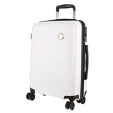 Pierre Cardin Inspired Milleni Cabin Luggage Bag Travel Carry On Suitcase 54cm - White V563-MONACO-CABIN-WHITE