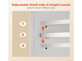 Bathroom Wall Cabinet, 2 Doors & Adjustable Shelf, Over the Toilet Storage Medicine Cabinet Wall V952-BDMJG2JYJGBSOYU70001V0