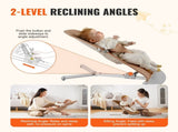 VEVOR Baby Bouncer Folding Bouncer Seat Chair for Babies with 2 Reclining Angles V952-YEYYQZCWWJJKCRKM5V0