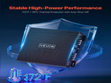 Car Audio Amplifier, 2-Channel Bridgeable Car Amplifier, Full-Range Class AB Stereo Amp, Max. 2 x V952-2TDABL2X150WJE7E1001V9