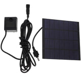 Solar Panel Water Pump Black Hard Plastic Aquarium Fountain No Extra Power V1370-AZ4-15408