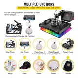 New Digital Clamshell 12" X 15" Heat Transfer Press T-Shirt Sublimation Machine V952-FM1151DGNTHJ00001V3