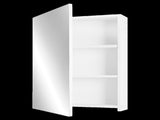 Levede Bathroom Mirror Cabinet Wall Mounted 45cm Adjustable Shelves White BATH1034-AU