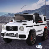 Kids Electric Ride On Car Mercedes-Benz Licensed AMG G63 Toy Cars Remote White RCAR-AMG63-WH