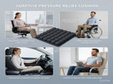 Bohemian Style Portable 3D Aircell Travel Inflatable Seat Cushion with Built-in Pump 36 Airbags V888-ELOSUNG52087