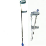 Walking Cane Folding Elbow Crutches Telescopic Forearm Crutches Adjustable Height Ergonomic Cuff, V1192-AZ-W-11341