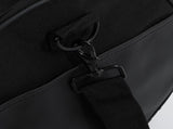 Sports Gym Bag Black Color Cylinder Shape Rain Proof Multifunctional Travel Duffel Bag for Business V1294-YM0901-3117250009611