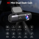 4K Front and Rear Dash Camera with WiFi GPS and Free 64GB SD Card V178-59116