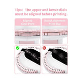 Embossing Label Maker E975 3D Embossing Label Printer Machine with 6 Rolls Emboss Tapes, Handheld V1369-AZ3-W-08269