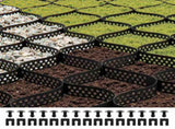 Gravel Grid, 2 Inch Depth, 32.81 x 9.84 FT / 10000 x 3000 mm, 1880 LBS Per Sq ft Grass Ground V952-JDWG2INCH328XV8M0001V0
