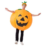 Pumpkin Inflatable Costume Blow up Costume Orange Fancy Dress Adult Jumpsuit Halloween Cosplay V1107-129-50630