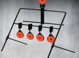5Pcs Self Resetting Black Metal Targets for Air Pellets Indoor Training V1192-AZ-W-23888