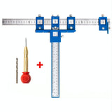 Woodworking Punch Locator For Cabinet Doors - Blue Handle Set PRL-5051442060DBT