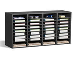 Literature Organizer, 36 Compartments Office Mailbox with Adjustable Shelves, Wooden Mailbox Sorter V952-WJJEKBHB36G93NKYIV0