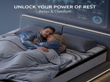 Levitex Queen Mattress 34 cm 5-Zone Pocket Spring with Latex & Memory Foam or Extra Lumbar & MATTRESS-LV-VELA-34-Q