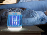 2pcs Solar and USB Mosquito Killer Camp Lamp Flashlight -Blue V1308-DSZKI-913-2