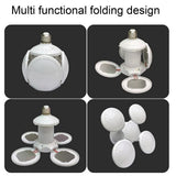 Foldable Football-Shaped Emergency Light Bulb, Auto-On During Power Outage & Water-Activated, 3-in-1 V1192-AZ-W-24230