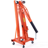 Hydraulic Engine Hoist with Lever, 2000KG Heavy-duty Cherry Picker Shop Crane, Foldable Engine Crane V952-ZDSFDJQZJCJH2V44JV0