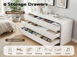 Artiss 6 Chest of Drawers Dresser Cabinet Beige FUR-U-CDR-08-BG-AB