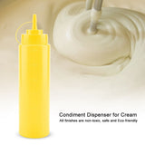 720ml 10pcs / Set Plastic Condiment Dispenser for Sauce Oil Cream Vineger V1294-YM0901-JY13531-02