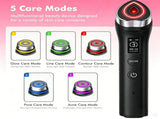 Beauty Device Red and Blue Light, Home Use, Portable, Vibrating, Multi-Functional, with Voice V1232-MRDRY-002