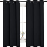 2 Pack Blackout Curtains for Bedroom, Thermal Insulated Grommet Drapes for Light Blocking, Noise V1189-LC-AMZ-00222