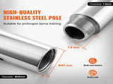 Professional Dancing Pole, Spinning Static Dancing Pole Kit, Portable Removable Pole, 45mm V952-DBDJYXYS8610L449GV0