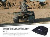 Waterproof Riding Lawn Mower Cover, Oxford Cloth, Black Full Coverage V1370-AZ4-20709