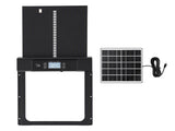 Giantz Automatic Chicken Coop Door 37cm Solar Powered Smart App Control Black FIK-COOP-DOOR-SOLAR