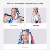 Kids Pickleball Paddle Set with Cooling Towel , Cartoon Junior Paddles, Carry Bag and V888-ELOSUNG54128