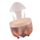 Mushroom Rotating Raindrop Humidifier 300ml Aromatherapy Essential Oil Diffuser with 7 Color Night V1294-YM0901-3113240348013