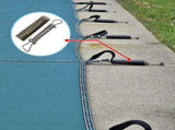 30-Piece Inflatable Pool Cover Spring Sleeves Set with PVC Safety Protectors for Swimming Pool V1192-AZ-W-33086