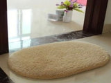 Door Mat Oval Slip Proof Indoor Door Carpet Moisture Absorption Soft Comfortable Plush Bathroom Rug V1294-YM0716-3112220052113