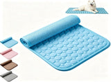 Self-Cooling Dog Washable Portable Coolings Pad for Dogs Cats, Ice Silk Self Cooling Foldables V1366-AZ2-W-10808