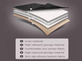 Black Back Seat Cover, Rear Car Seat Cover for Cars Truck SUV,Seat Covers with Storage Pocket,Bottom V1258-DP02-WO-237