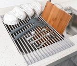 Over The Sink Multipurpose Roll-Up Dish Drying Rack V178-84527