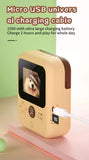 Kids Instant Print Camera with 32GB SD Card & 3 Paper Rolls - Retro Thermal Digital Camera & Video V888-ELOSUNG41855