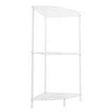 3 Tier Corner Table Multifunctional Acrylic Wall Side Table for Bedroom Bathroom Living Room V1294-YM0901-3116240035211