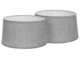 Lamp Shades Natural Linenshades 12.6x11.6x9.8Inch High Replacement Fabricshades for Table V1369-AZ3-W-12701